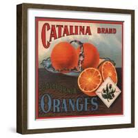 Catalina Brand - California - Citrus Crate Label-Lantern Press-Framed Art Print