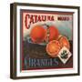 Catalina Brand - California - Citrus Crate Label-Lantern Press-Framed Art Print