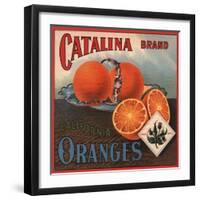 Catalina Brand - California - Citrus Crate Label-Lantern Press-Framed Art Print