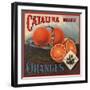 Catalina Brand - California - Citrus Crate Label-Lantern Press-Framed Art Print