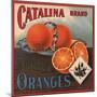 Catalina Brand - California - Citrus Crate Label-Lantern Press-Mounted Art Print