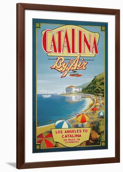 Catalina by Air-Kerne Erickson-Framed Art Print