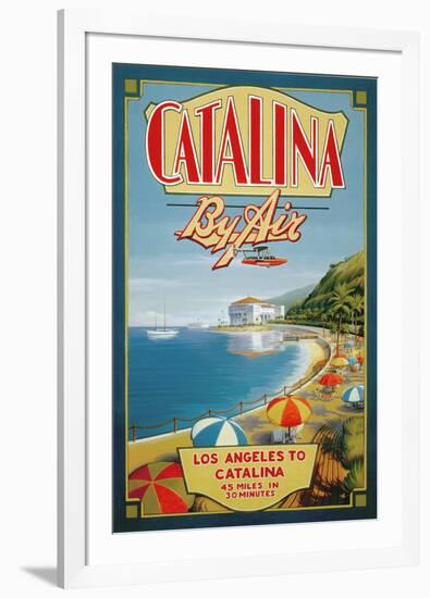 Catalina by Air-Kerne Erickson-Framed Art Print