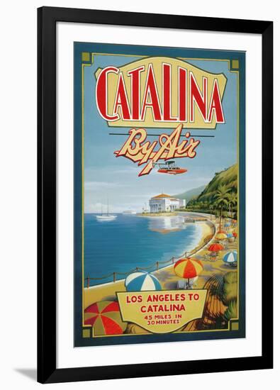 Catalina by Air-Kerne Erickson-Framed Art Print