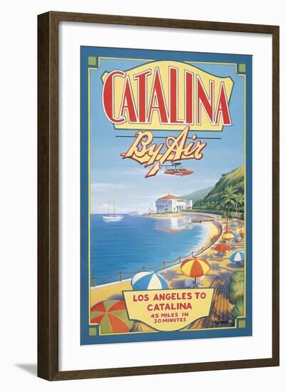 Catalina by Air-Kerne Erickson-Framed Art Print