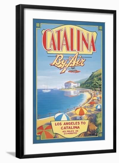 Catalina by Air-Kerne Erickson-Framed Art Print