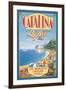 Catalina by Air-Kerne Erickson-Framed Art Print