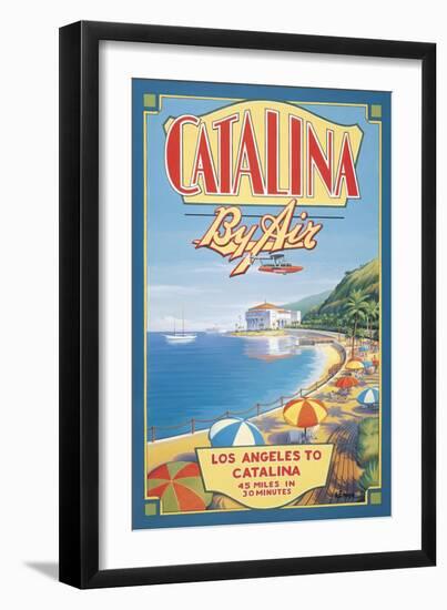 Catalina by Air-Kerne Erickson-Framed Art Print