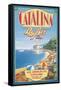 Catalina by Air-Kerne Erickson-Framed Stretched Canvas