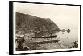 Catalina Harbor-null-Framed Stretched Canvas