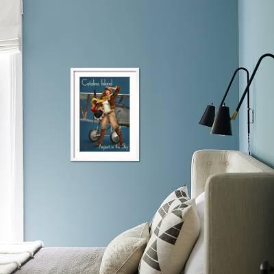 CATALINA Island California New Beach Travel Poster Marilyn Pin Up Art Print 171 CATALINA Island California New Beach Travel Poster Marilyn Pin Up Art Print 171