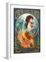 Catalina Island, California - Mermaid-Lantern Press-Framed Art Print