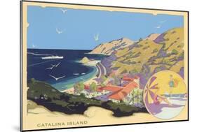 Catalina Island-null-Mounted Art Print