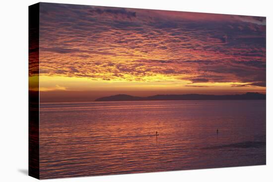 Catalina Sunset-Chris Bliss-Stretched Canvas