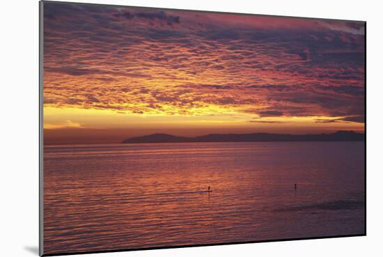 Catalina Sunset-Chris Bliss-Mounted Photographic Print