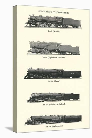 Catalog of Steam Freight Trains-null-Stretched Canvas