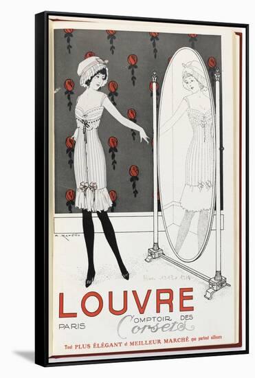 Catalogue Cover of the Louvre Department Store-null-Framed Stretched Canvas