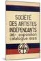 Catalogue for the 36th Salon Des Independants in Paris, 1925-null-Mounted Giclee Print