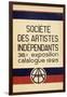 Catalogue for the 36th Salon Des Independants in Paris, 1925-null-Framed Giclee Print