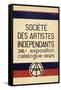 Catalogue for the 36th Salon Des Independants in Paris, 1925-null-Framed Stretched Canvas