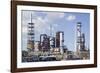 Catalytic Cracker At An Oil Refinery-Paul Rapson-Framed Photographic Print