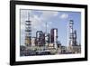 Catalytic Cracker At An Oil Refinery-Paul Rapson-Framed Photographic Print