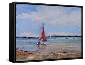 Catamaran, Brittany-Christopher Glanville-Framed Stretched Canvas