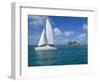 Catamaran, Island of Praslin, Seychelles, Indian Ocean, Africa-Bruno Barbier-Framed Photographic Print