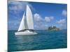 Catamaran, Island of Praslin, Seychelles, Indian Ocean, Africa-Bruno Barbier-Mounted Photographic Print