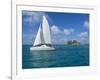 Catamaran, Island of Praslin, Seychelles, Indian Ocean, Africa-Bruno Barbier-Framed Photographic Print