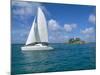 Catamaran, Island of Praslin, Seychelles, Indian Ocean, Africa-Bruno Barbier-Mounted Photographic Print