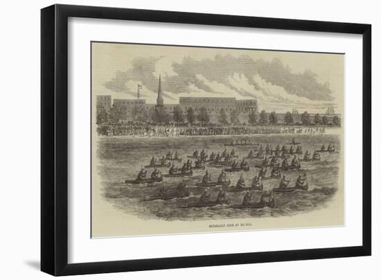 Catamaran Race at Madras-null-Framed Giclee Print