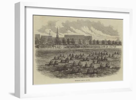 Catamaran Race at Madras-null-Framed Giclee Print