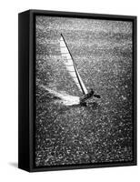 Catamaran Sailing in Mission Bay-null-Framed Stretched Canvas