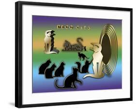 Catamy Awards-Art Deco Designs-Framed Giclee Print