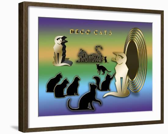 Catamy Awards-Art Deco Designs-Framed Giclee Print