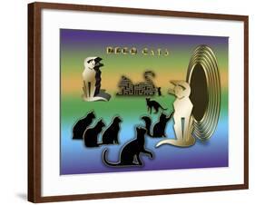 Catamy Awards-Art Deco Designs-Framed Giclee Print