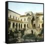 Catane (Sicily, Italy), Courtyard of the Benedictine Convent, Circa 1860-Leon, Levy et Fils-Framed Stretched Canvas