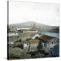 Catane (Sicily, Italy), Overview and the Etna, Circa 1860-Leon, Levy et Fils-Stretched Canvas