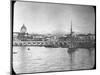 Catania and Mount Etna, Sicily, Italy, Late 19th or Early 20th Century-null-Mounted Photographic Print