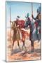 Cataphract and Clibanarii of the Late Roman Empire-Giuseppe Rava-Mounted Giclee Print