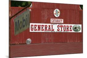 Cataract Falls general store sign, Indiana, USA-Anna Miller-Mounted Photographic Print