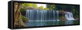 Cataract Falls State Park, Indiana, USA-Anna Miller-Framed Stretched Canvas