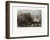 Cataract of Ting-Hoo, on the Tripod Lake, China, C1840-Edward Paxman Brandard-Framed Giclee Print