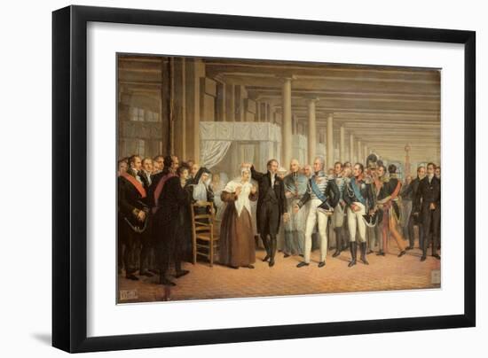 Cataract Operation Performed by Guillaume Dupuytren (1777-1835)-French-Framed Giclee Print