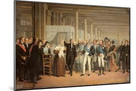 Cataract Operation Performed by Guillaume Dupuytren (1777-1835)-French-Mounted Giclee Print