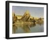 Cataracts, white water rapids on Nile River, Egypt-English Photographer-Framed Giclee Print