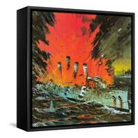 Catastrophe Off Coronel-Graham Coton-Framed Stretched Canvas