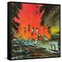 Catastrophe Off Coronel-Graham Coton-Framed Stretched Canvas