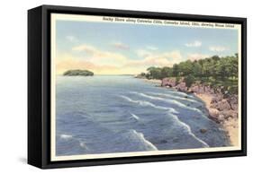 Catawba Cliffs, Catawba Island, Cleveland, Ohio-null-Framed Stretched Canvas